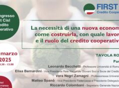 Credito Cooperativo, come costruire una nuova economia? Il 19 marzo diretta streaming dell’evento First Cisl