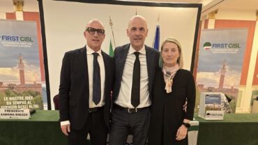 3° Congresso First Cisl Siena: Marco Galati riconfermato segretario generale, insieme a Palmi e Testa