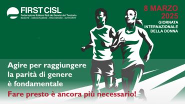 Donne. 8 Marzo, First Cisl: agire subito per la parità di genere