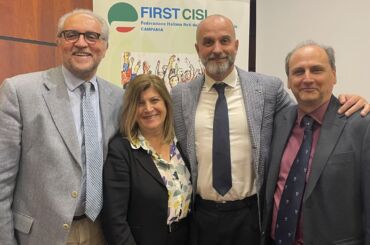 Congresso First Cisl Campania: Enrico Cocciolla è il nuovo segretario generale. Insieme a lui Del Luongo e Gambini