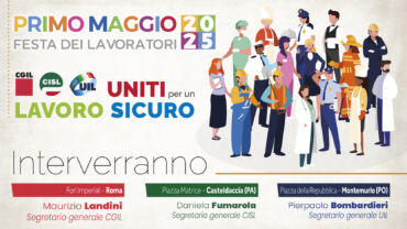 Primo maggio 2025: uniti per un lavoro sicuro. Fumarola in Sicilia a Casteldaccia