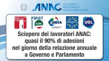 Anac, il 90% dei lavoratori aderisce allo sciopero generale