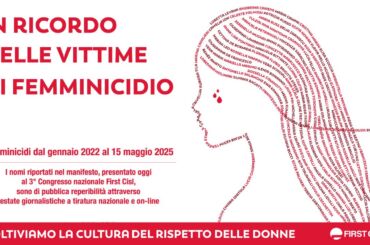 Coltiviamo la cultura del rispetto delle donne. Il manifesto First Cisl in ricordo delle vittime di femminicidio
