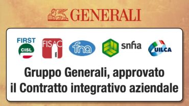 Generali, approvato il Contratto integrativo aziendale