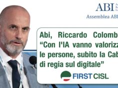 Abi, Colombani: con l’IA vanno valorizzate le persone, subito la Cabina di regia sul digitale