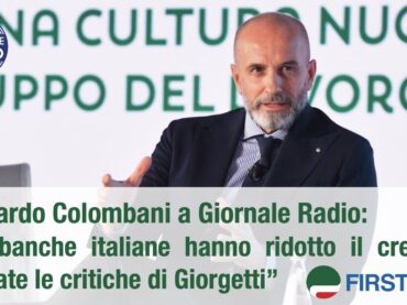 Colombani a Giornale Radio: le banche italiane hanno ridotto il credito, fondate le critiche di Giorgetti