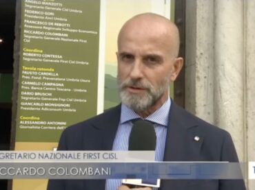Desertificazione bancaria, Colombani al Tgr Umbria: serve un soluzione politica, subito classifiche di sostenibilità e osservatori regionali