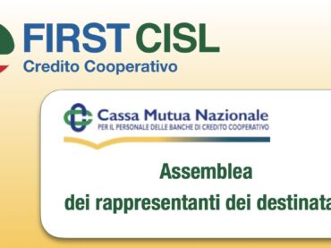 Credito cooperativo, First Cisl: Cassa mutua nazionale esperimento sociale di democrazia partecipativa