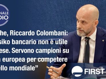Banche, Colombani a Giornale Radio: risiko non è utile al Paese, servono campioni europei