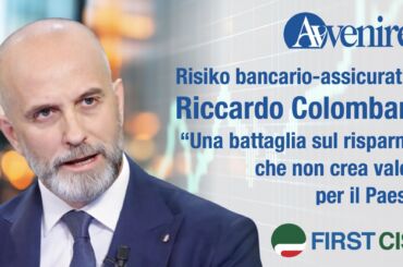 Risiko bancario-assicurativo, Colombani su Avvenire: una battaglia sul risparmio che non crea valore per il Paese