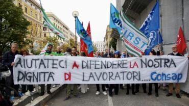 Consap, presidio dei lavoratori davanti il Mef. First Cisl: chiesto incontro al Ministro Giorgetti