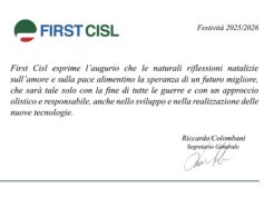 Auguri di buone feste da First Cisl