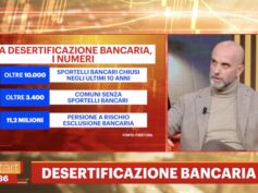Desertificazione bancaria e Niscemi, Colombani a Re Start – Rai 3