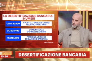 Desertificazione bancaria e Niscemi, Colombani a Re Start – Rai 3