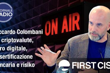 Colombani a Giornale Radio su criptovalute e desertificazione bancaria