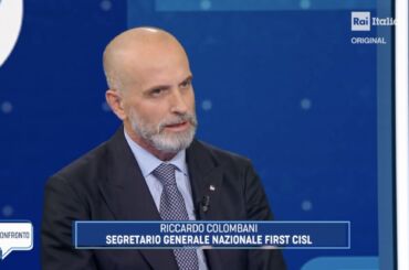 Banche, Colombani a “Il Confronto”, intervistato da Monica Setta: la ricchezza prodotta va redistribuita alle lavoratrici ed ai lavoratori del settore