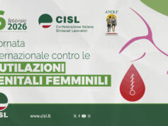 Giornata internazionale contro le mutilazioni genitali femminili 2026, il manifesto Cisl e Anolf