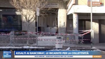 Assalti ai bancomat, First Cisl Calabria: il fenomeno rischia di alimentare la desertificazione bancaria, serve un Osservatorio regionale