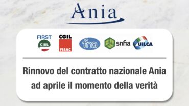 Assicurativi. Rinnovo contratto nazionale Ania, ad aprile il momento della verità