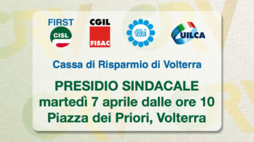 CR Volterra, presidio sindacale il 7 aprile in Piazza dei Priori