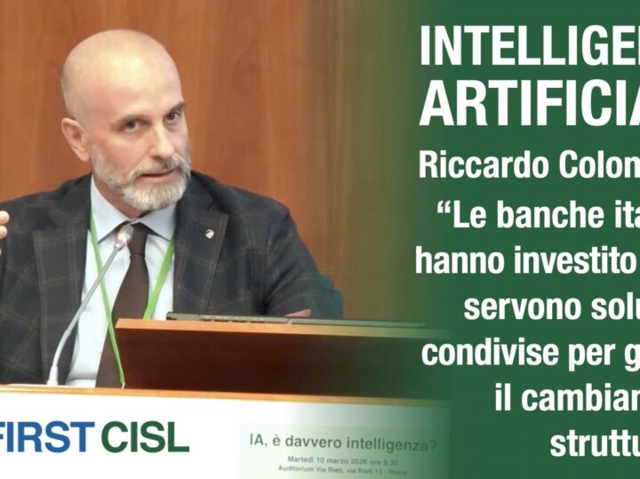 Intelligenza artificiale, Colombani: le banche italiane hanno investito poco, servono soluzioni condivise per gestire il cambiamento strutturale