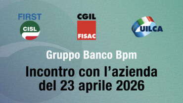 Banco Bpm, incontro di trattativa del 23 aprile 2026