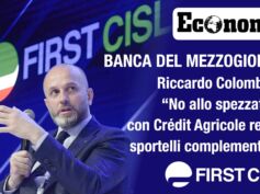 Banca del Mezzogiorno, Colombani su Economy: no allo spezzatino, con Crédit Agricole reti di sportelli complementari