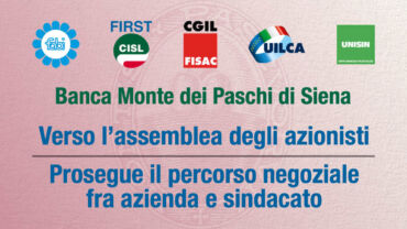 Mps, verso l’assemblea degli azionisti. Prosegue il percorso negoziale fra azienda e sindacato