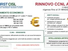 Assicurazioni, firmato l’accordo di rinnovo del contratto nazionale. Ai lavoratori aumento di 280 euro