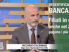 Desertificazione bancaria, Colombani a Mi manda Rai Tre: filiali in calo anche nel 2026, pagano i più fragili
