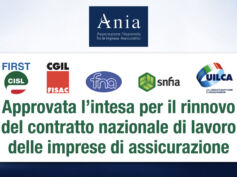 Assicurativi, approvata l’intesa per il rinnovo del Ccnl Ania
