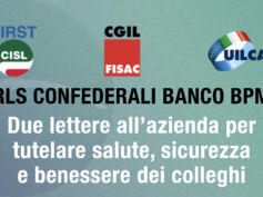 Bpm, gli Rls confederali inviano due lettere all’azienda per tutelare salute, sicurezza e benessere dei colleghi