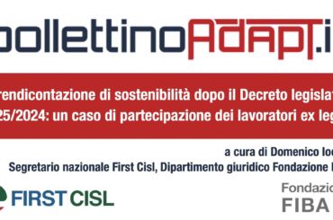 La rendicontazione di sostenibilità dopo il Decreto legislativo 125/2024: un caso di partecipazione dei lavoratori ex lege