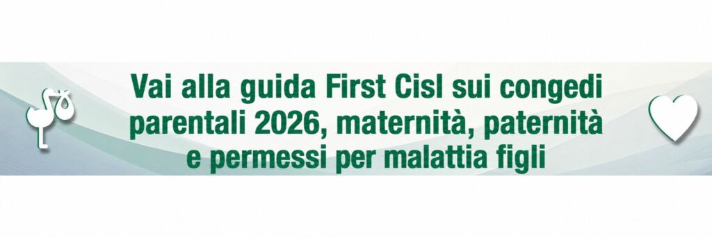 Banner Congedi parentali 2026