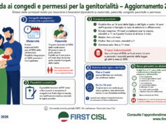 Congedi parentali 2026, maternità, paternità e permessi per malattia figli: durata, indennità e modalità di richiesta nella guida First Cisl