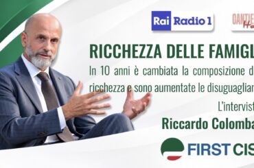 Ricchezza delle famiglie, l’intervista di Colombani a Cantiere Italia
