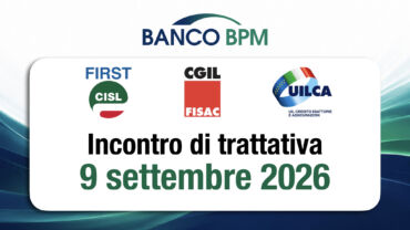 Banco Bpm, incontro di trattativa del 9 settembre 2026
