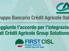 Crédit Agricole Italia, raggiunto l’accordo per l’integrazione di Crédit Agricole Group Solutions