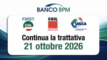Banco Bpm, incontro di trattativa del 21 ottobre 2026