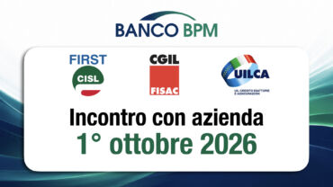 Banco Bpm, incontro di trattativa del 1° ottobre 2026